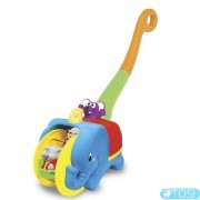 Игрушка-каталка Kiddieland - preschool СЛОН-ЦИРКАЧ